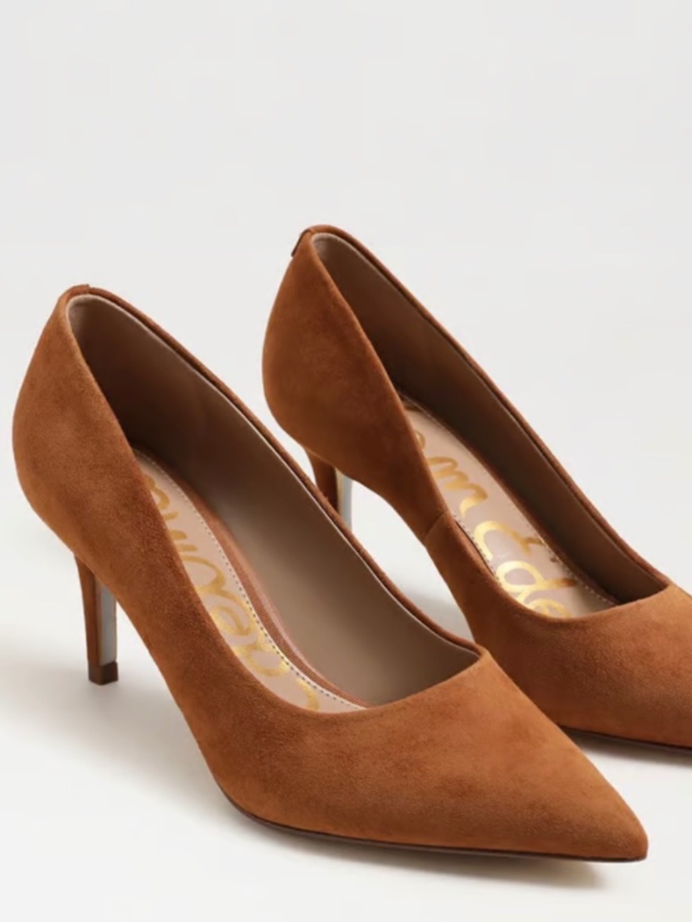 Sam Edelman Vienna Pump in Brown Suede, size 7.5